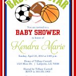 Cool Free Template Sport Themes Baby Shower Invitations | Bagvania   Free Printable Sports Birthday Invitation Templates