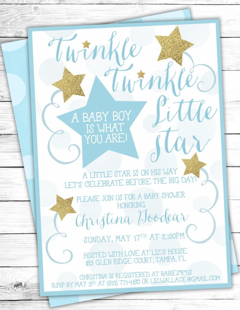 Cool How To Create Twinkle Twinkle Little Star Baby Shower - Free Printable Twinkle Twinkle Little Star Baby Shower Invitations