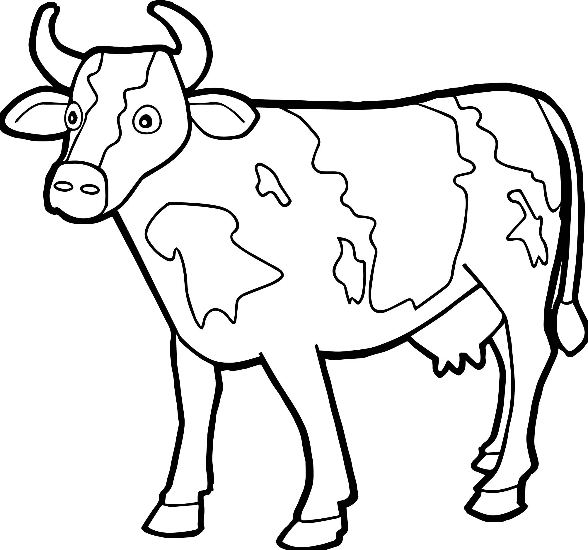 Cow Coloring Pages Of | Coloring Pages - Coloring Pages Of Cows Free Printable