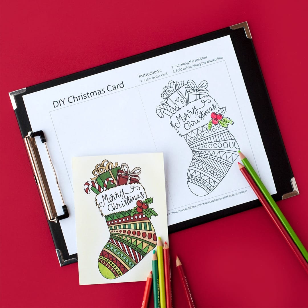 Create Your Own Christmas Cards Free Printable - Tutlin.psstech.co - Create Your Own Free Printable Christmas Cards