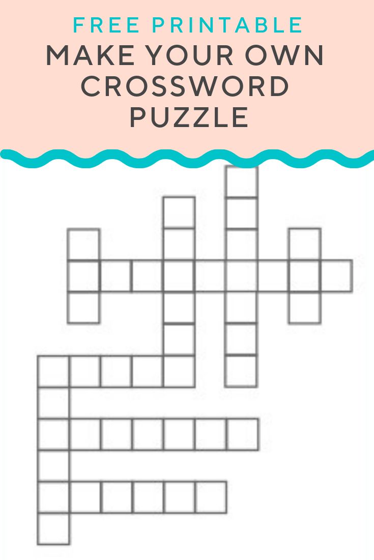 a-crossword-puzzle-with-the-words-free-printable-make-your-own