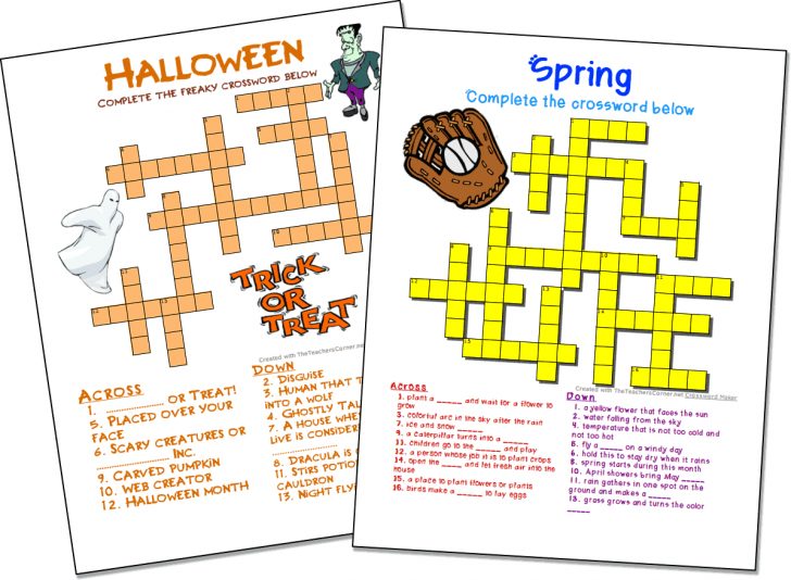 Crossword Maker Free And Printable
