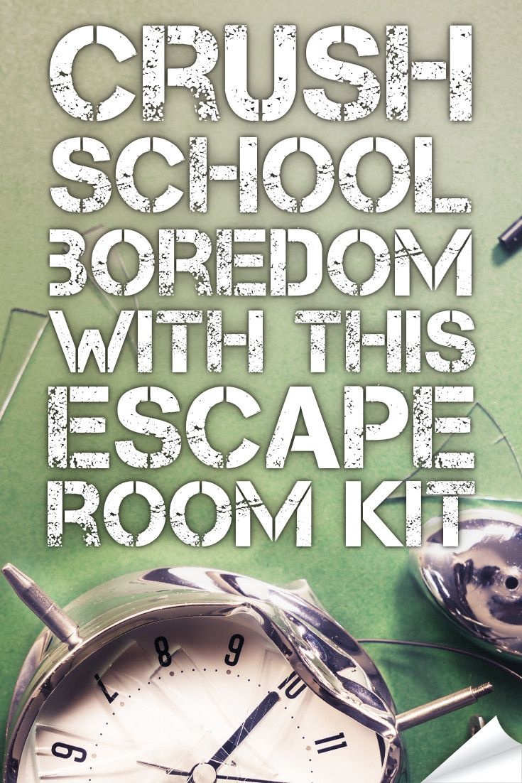 Crush Classroom Boredom With This Hack. | Middle School Language - Printable Escape Room Free