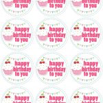 Cupcake Birthday Party With Free Printables | Free Printables   Cupcake Topper Templates Free Printable