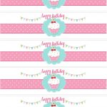 Cupcake Birthday Party With Free Printables | Party Ideas   Free Printable Water Bottle Labels For Birthday