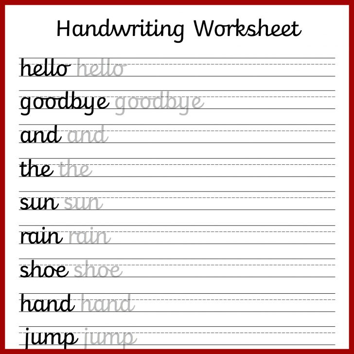 Free Printable Writing Worksheets