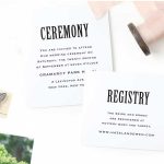 Customizable Wedding Registry Cards  Basic Invite   Free Printable Registry Cards