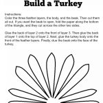 Cute Turkey Craft W/ Free Printable Template   Planning Playtime   Free Turkey Cut Out Printable