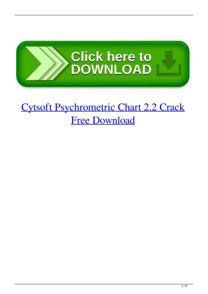 Printable Psychrometric Chart Free