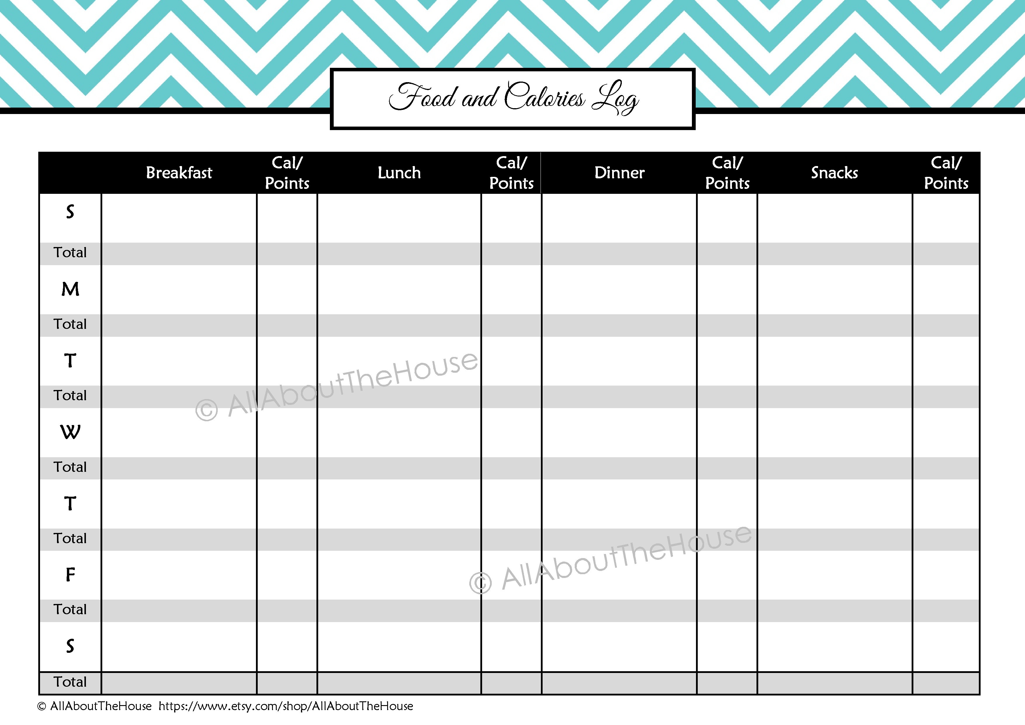 calorie and macro tracker spreadsheet template