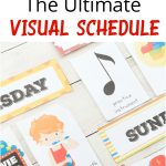 Daily Visual Schedule For Kids Free Printable   Natural Beach Living   Free Printable Schedule Cards For Preschool