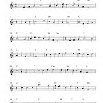 Danny Boy (Londonderry Air), Free Soprano Recorder Sheet Music Notes   Free Printable Recorder Sheet Music For Beginners