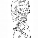 Day Of The Dead Skeleton Coloring Page | Free Printable Coloring Pages   Free Printable Day Of The Dead Coloring Pages