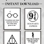 Decorate With Harry Potter Poster Prints. #ad #harrypotter   Free Printable Harry Potter Posters