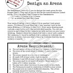 Design An Arena Math Scale Drawing Project |   Math Explorations   Hunger Games Free Printable Worksheets