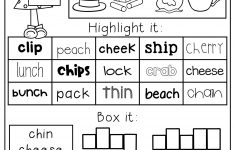 Digraph Worksheet Packet – Ch, Sh, Th, Wh, Ph | Educational – Sh Worksheets Free Printable