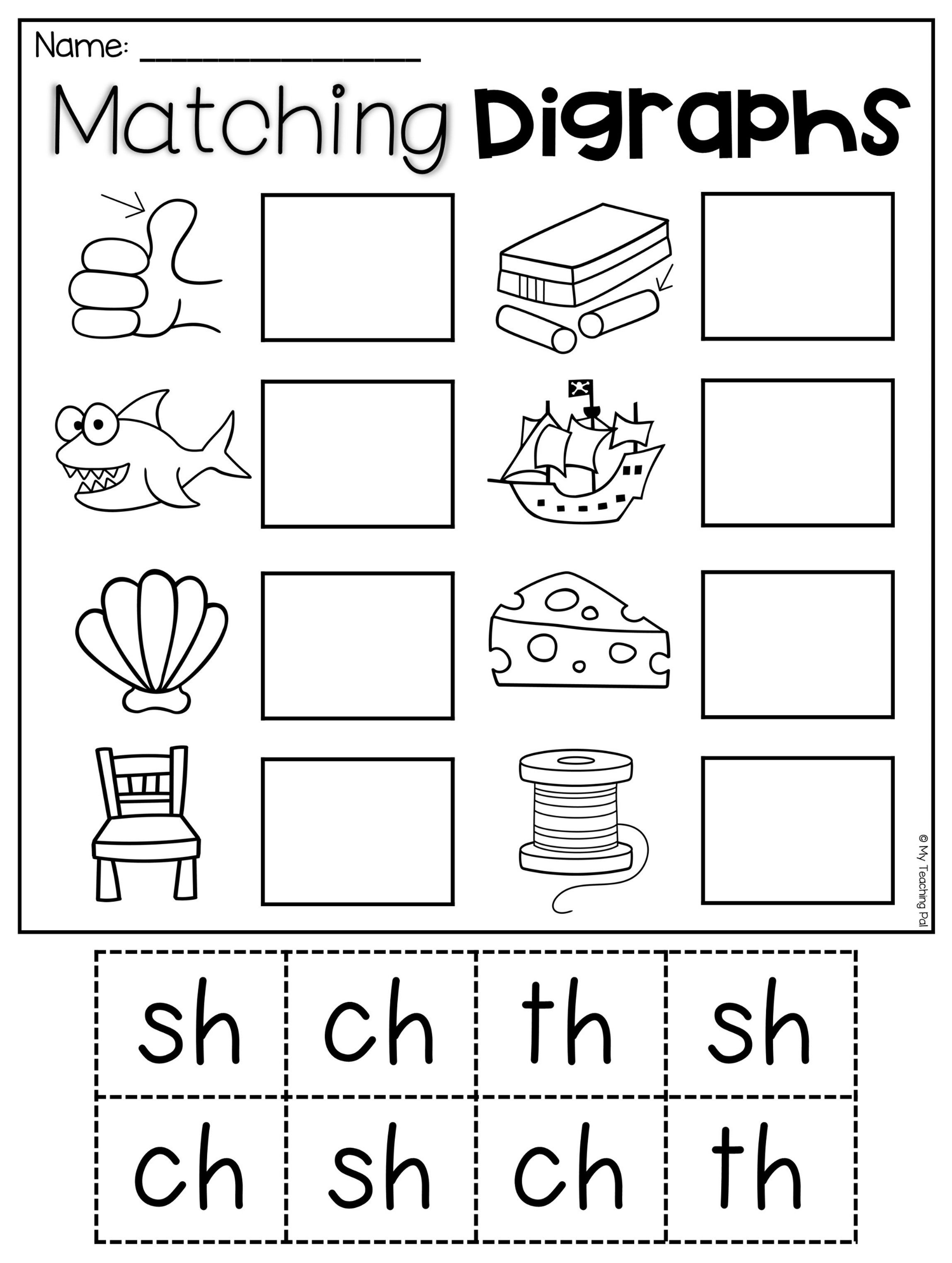 Digraph Games Free Printable