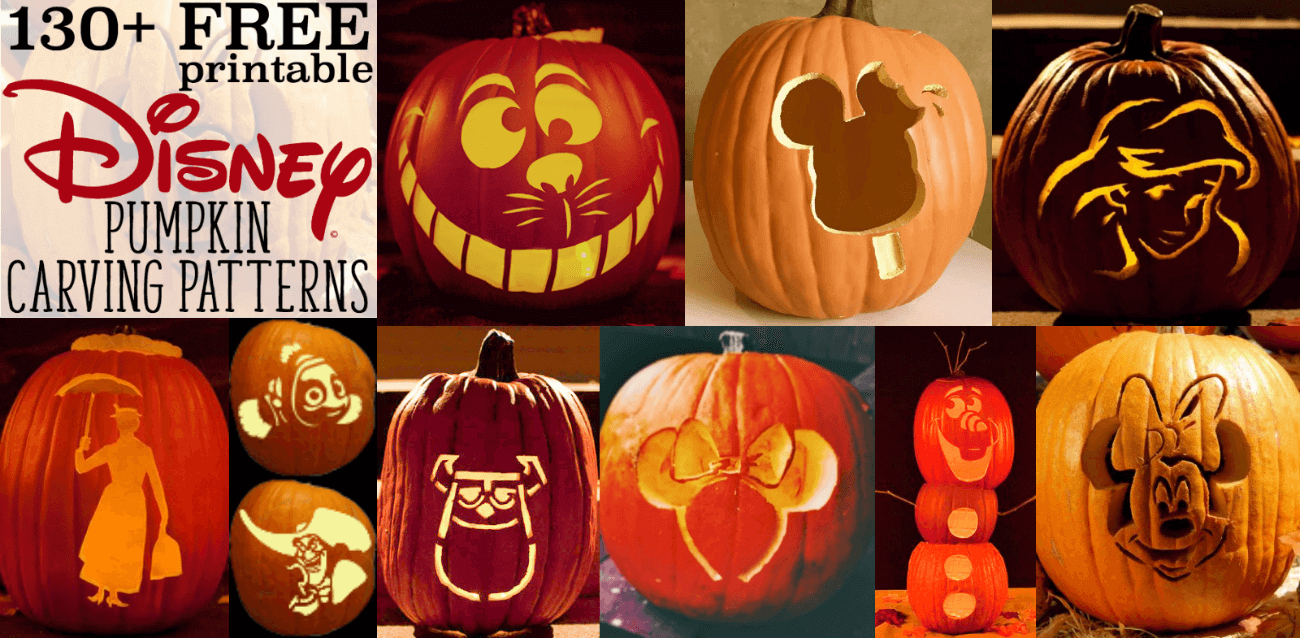 Disney Pumpkin Stencils: Over 130 Printable Pumpkin Patterns - Jack O Lantern Patterns Free Printable