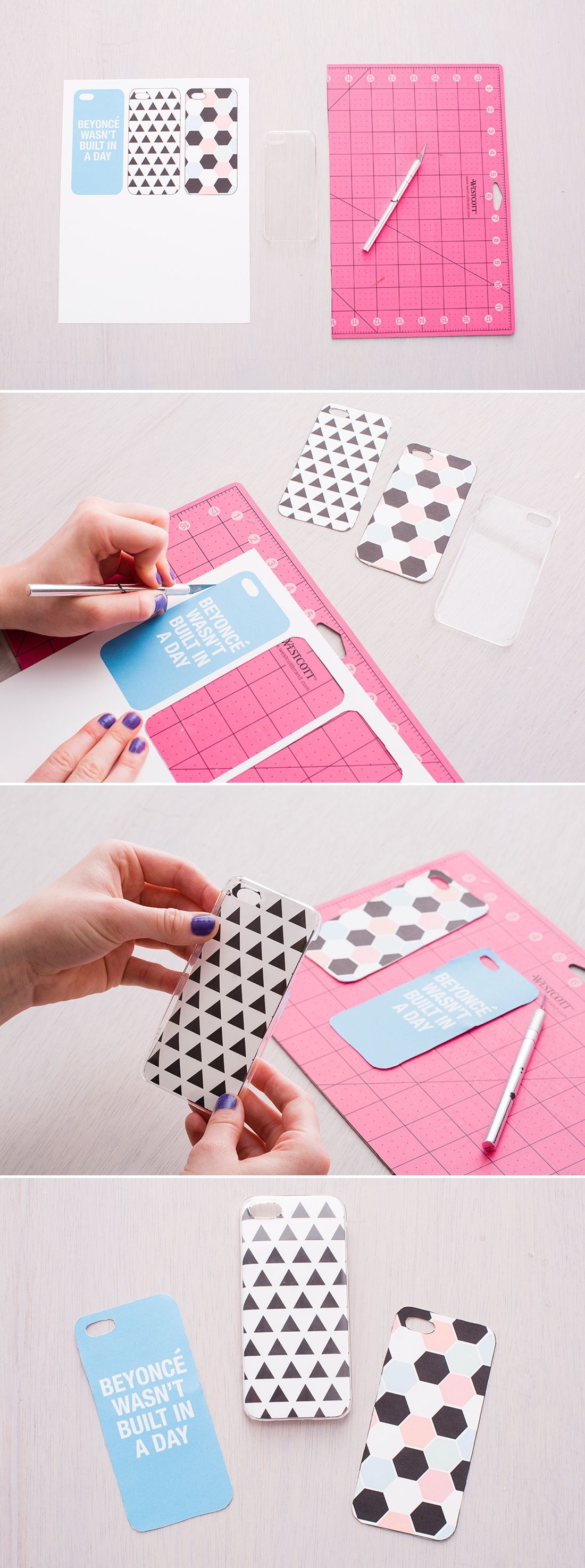 Diy A New Iphone Case With These Free Printables Crafts Projects 
