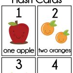 Diy Number Flash Cards Free Printable | Preschool | Numbers   Free Printable Number Cards