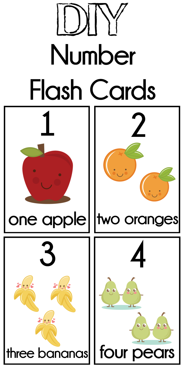 Diy Number Flash Cards Free Printable | Preschool | Numbers - Free Printable Number Cards