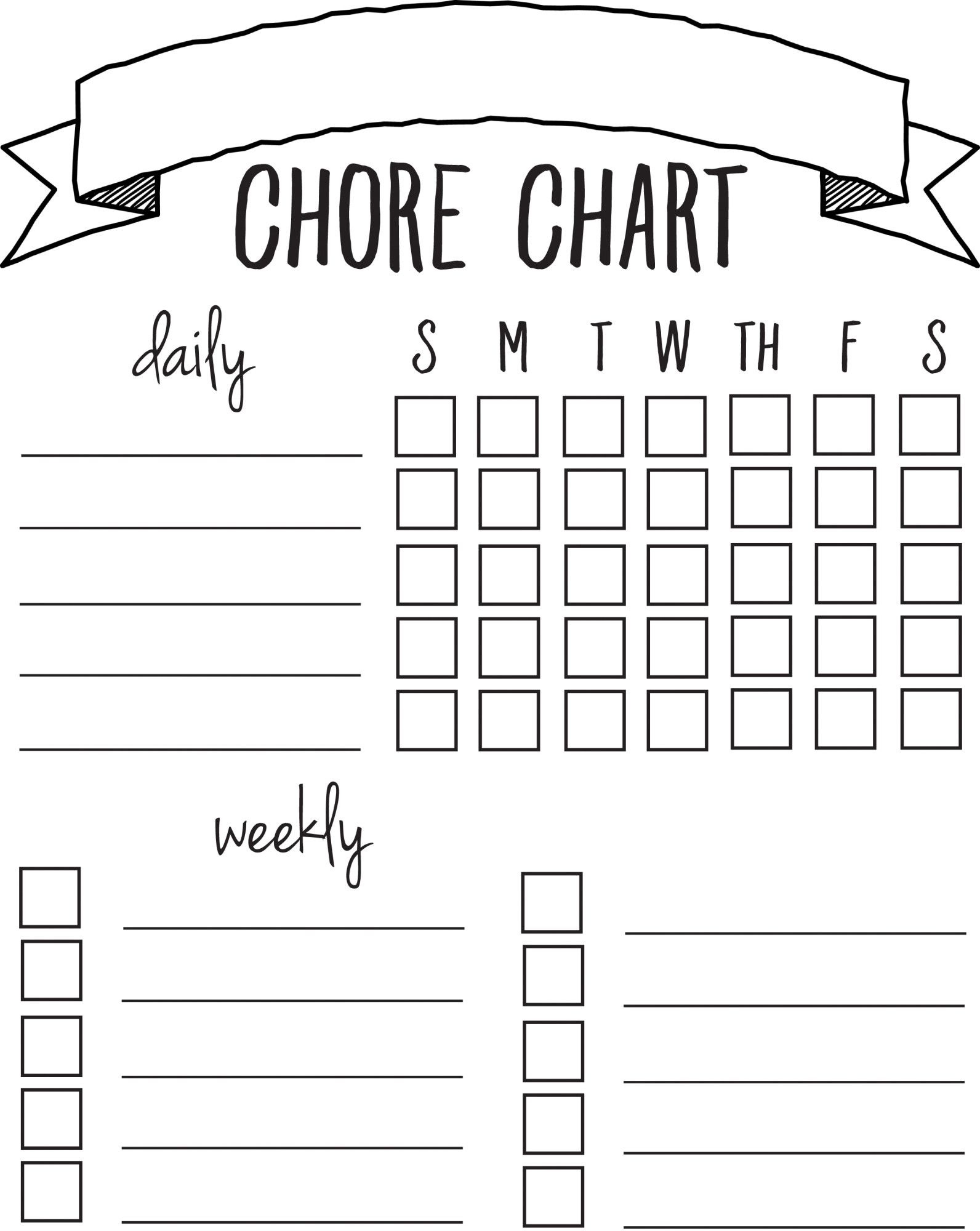 Diy Printable Chore Chart | Free Printables Nov/feb | Chore Chart - Chore Chart For Adults Printable Free