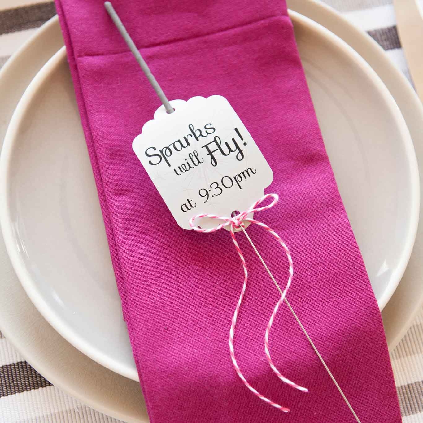 Diy Tutorial For Sparkler Tags For A Wedding Send Off | Fiskars - Free Printable Wedding Sparkler Sign