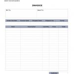 Doc 673952 Invoice Template Word Document Free Format Doc 5 Invoice   Invoice Templates Printable Free Word Doc