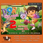 Dora The Explorer Invitation Personalized Printable Dora | Etsy   Dora The Explorer Free Printable Invitations