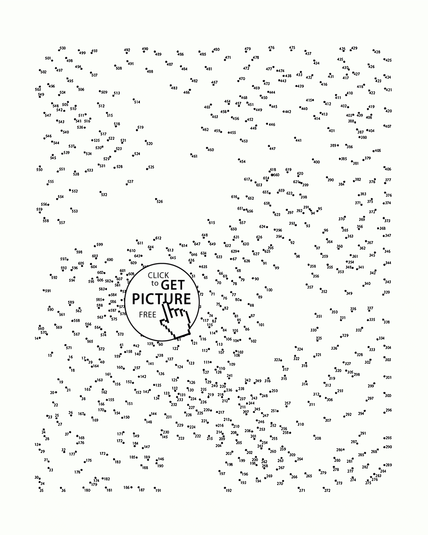 Dot To Dot Printables Hard - Free Printable Dot To Dot Hard