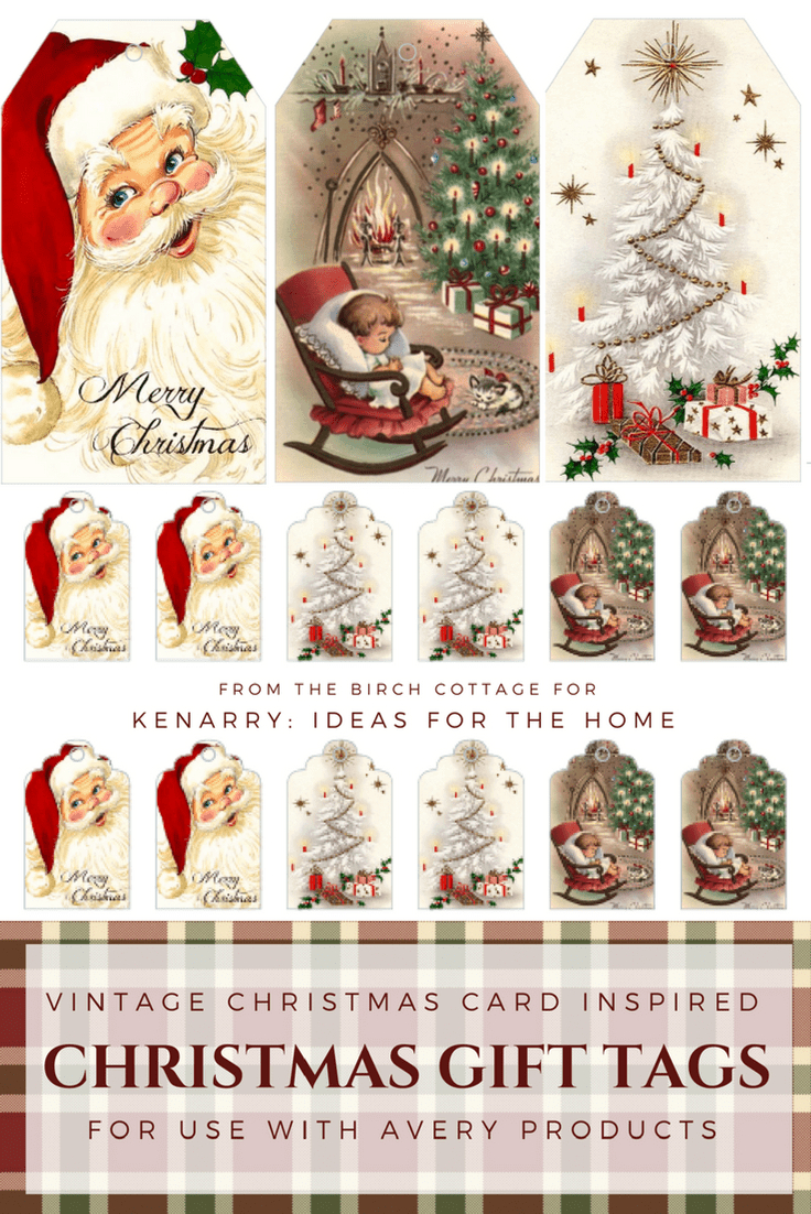 Download Free Printable Vintage Christmas Gift Tags For Holiday Wrapping - Free Printable Vintage Christmas Images