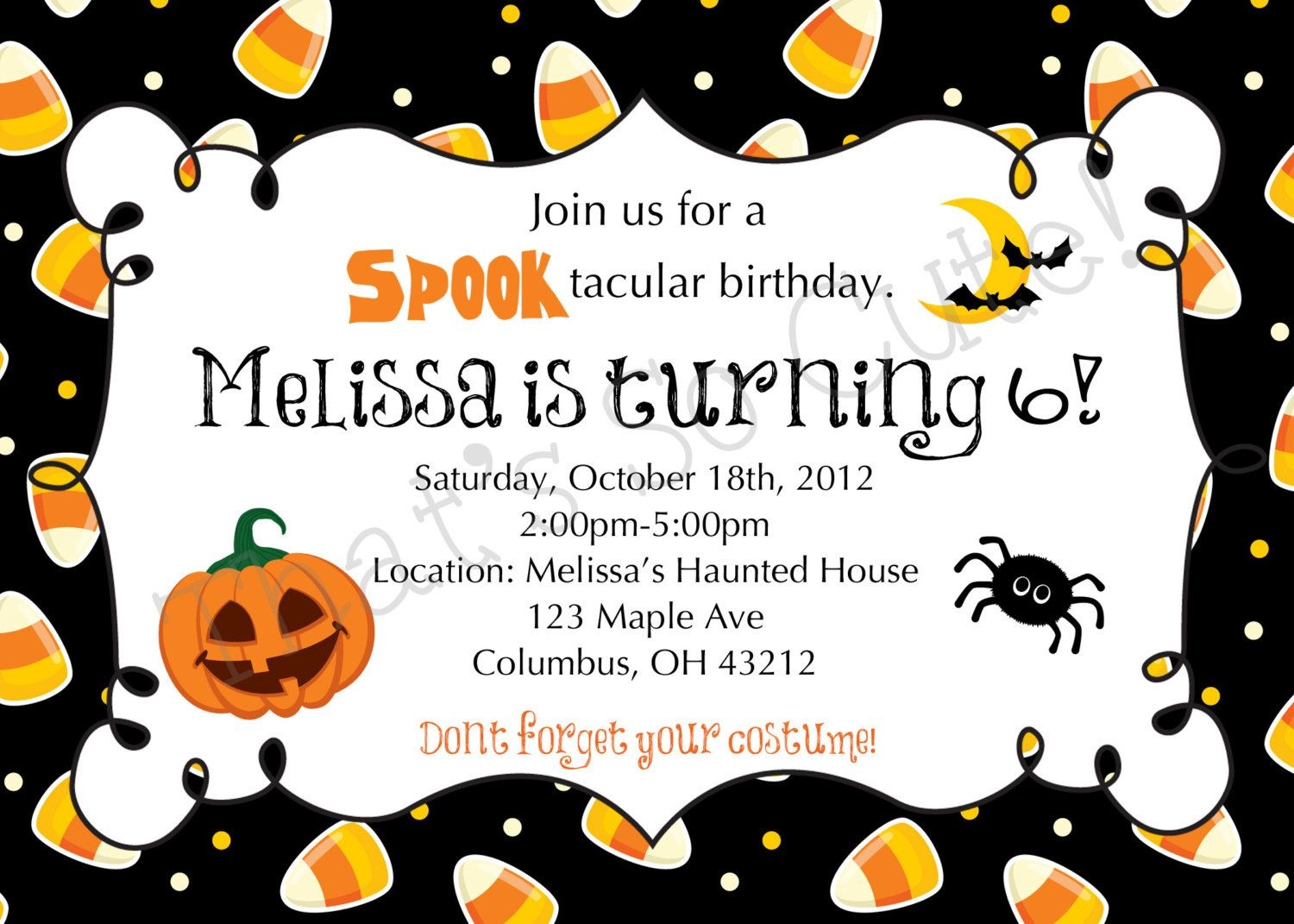 Download Free Template Free Printable Halloween Birthday Party - Halloween Party Invitation Templates Free Printable