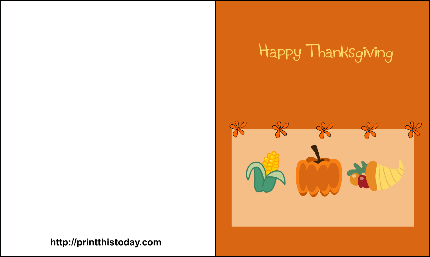 Download Premium Printable Thanksgiving Note Cards 25 Free Seasonal - Happy Thanksgiving Cards Free Printable