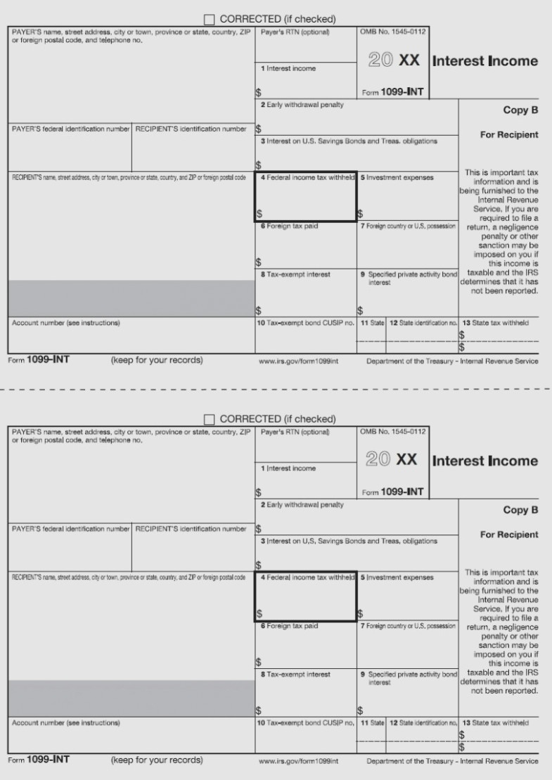 Downloadable 15 Misc Form Images – Free Form Design Examples - Free Printable 1099 Form