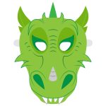 Dragon Mask Template | Free Printable Papercraft Templates   Dragon Mask Printable Free
