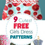 Dress Patterns For Girls   9 Adorable Free Patterns!   Applegreen   Free Printable Toddler Dress Patterns