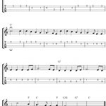 ✓"joy To The World" Ukulele Sheet Music   Free Printable | Giải Trí   Free Printable Ukulele Songs