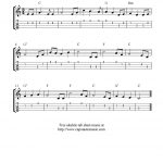 ✓"lullaby"brahms Ukulele Sheet Music   Free Printable | Ukulele   Free Printable Ukulele Songs