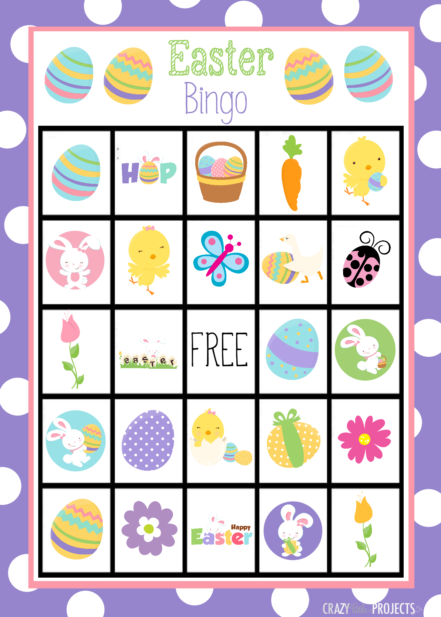 Free Printable Easter Bingo Cards Religious