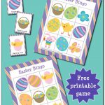 Easter Bingo Game {Free Printable} | Gift Of Curiosity | Easter   Free Printable Religious Easter Bingo Cards