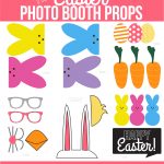 Easter Photo Booth Props From Capturing Joy With Kristen Duke   Free Photo Booth Props Printable Pdf