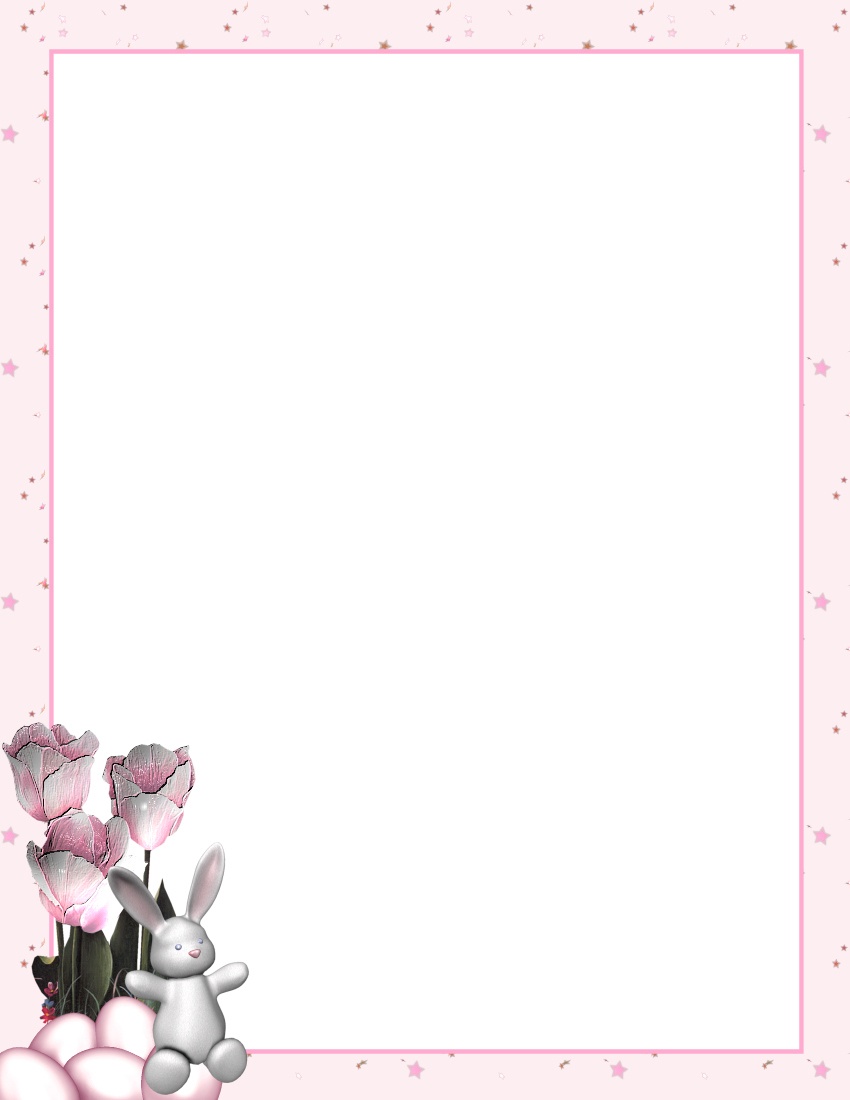 Easter Stationery 2 Theme Free Digital Stationery - Free Printable Easter Stationery