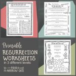 Easter Worksheets   Path Through The Narrow Gate   Free Printable Easter Sermons