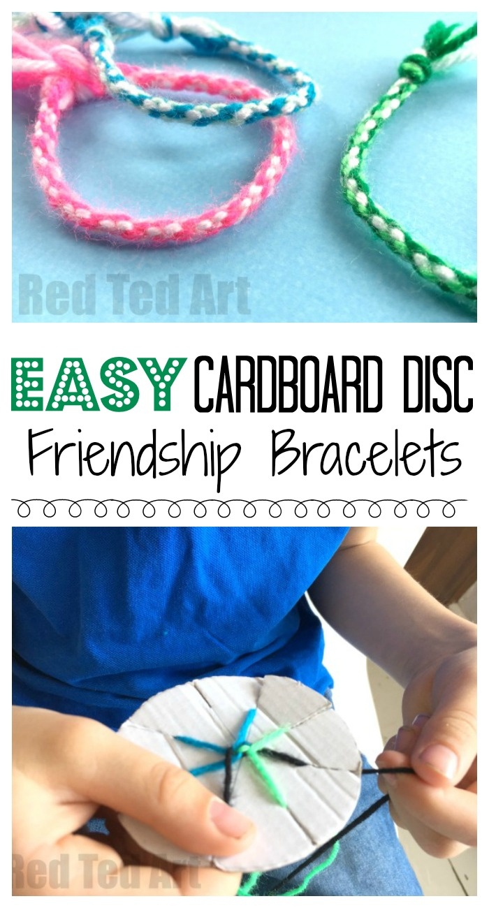 Easy Friendship Bracelets With Cardboard Loom - Red Ted Art - Free Printable Friendship Bracelet Patterns