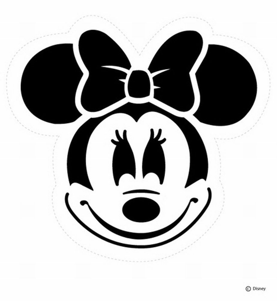 Easy Jack O Lantern Stencils | Minnie Mouse Pumpkin Carving Pattern - Small Pumpkin Stencils Free Printable