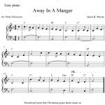 Easy Piano Arrangementpeter Edvinsson Of The Christmas Carol   Free Christmas Piano Sheet Music For Beginners Printable
