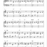 Easy Piano Solo Arrangementpeter Edvinsson Of The Christmas   Christmas Music For Piano Free Printable