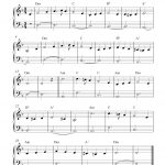 Easy Piano Solo Arrangementpeter Edvinsson Of The Christmas   Free Printable Christmas Sheet Music For Piano