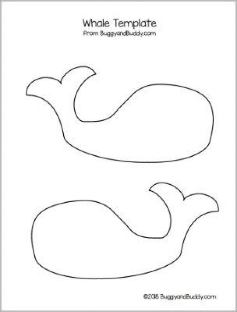 Easy Whale Craft For Kids With Printable Template Art Activities - Free Printable Whale Template