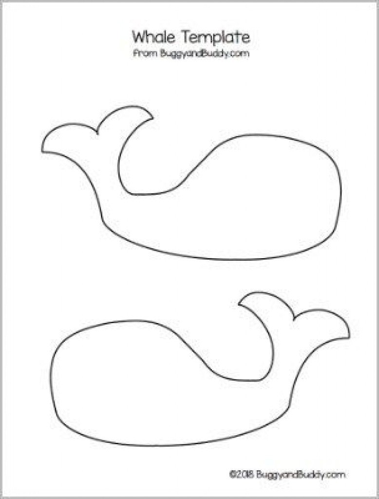 Printable Whale Craft